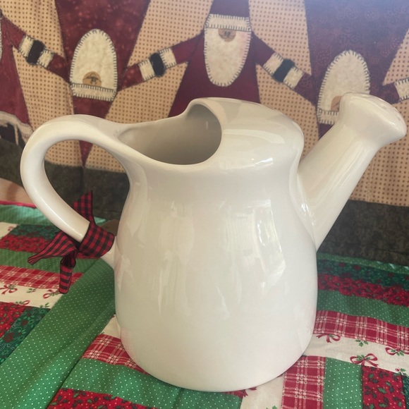 Rae Dunn Christmas Cheer Watering Can decoration ceramic - Picture 2 of 3